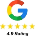 5.0 Google rating