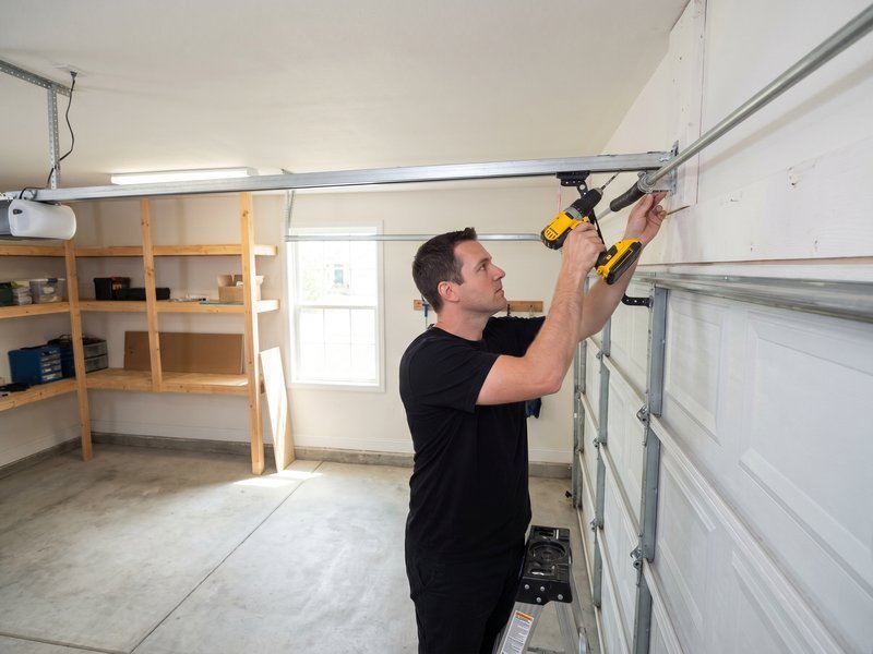 Garage door repair in Whisman, CA by Hamilton of Shoreline (photo 1)