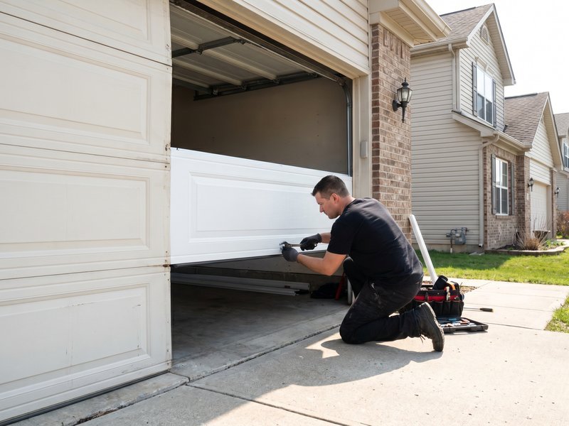 Garage Door Panel Replacement job by Hamilton of Shoreline in Mountain View (photo 1)