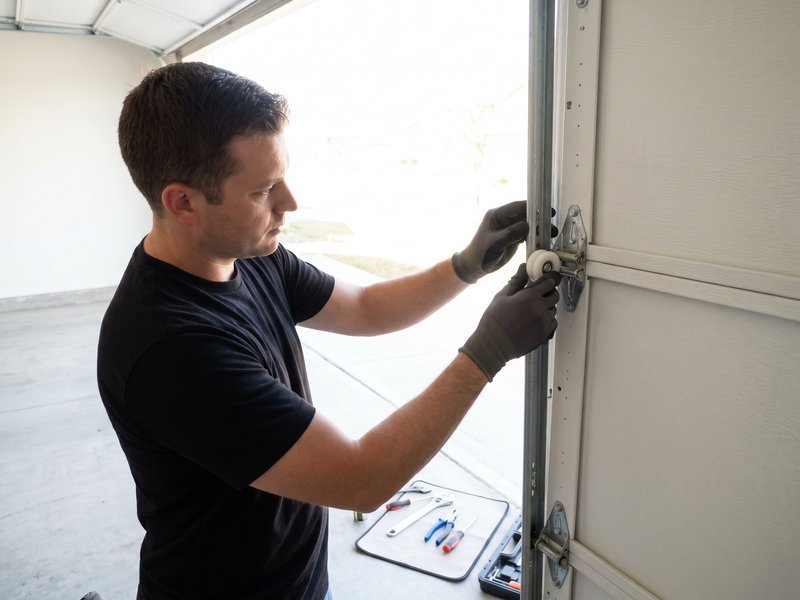 Garage Door Roller Replacement by Hamilton of Shoreline