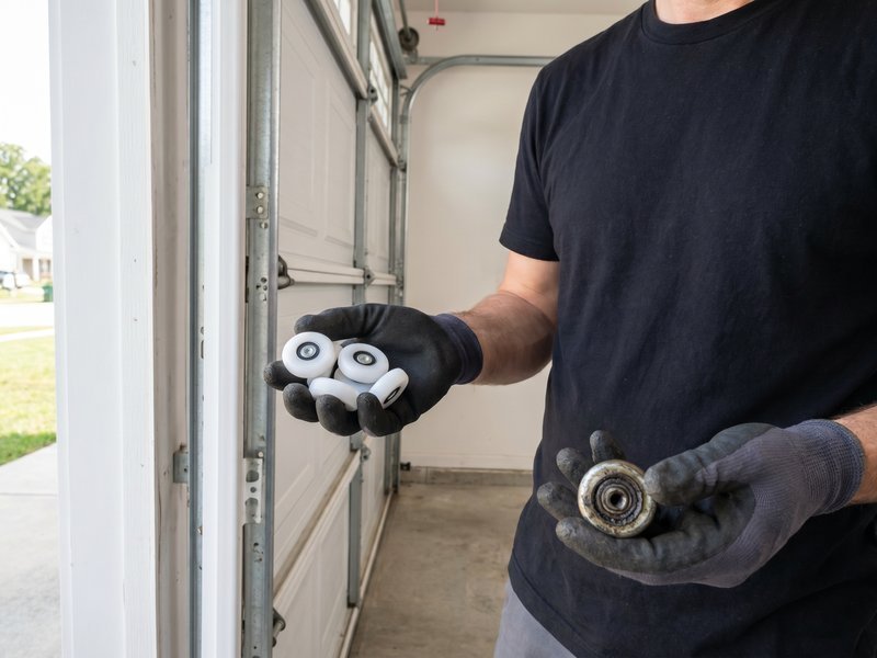 Garage Door Roller Replacement job by Hamilton of Shoreline in Mountain View (photo 1)