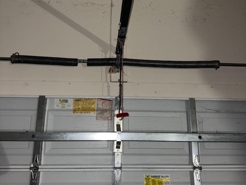 Garage door repair work by Hamilton of Shoreline in Mountain View (photo 1)