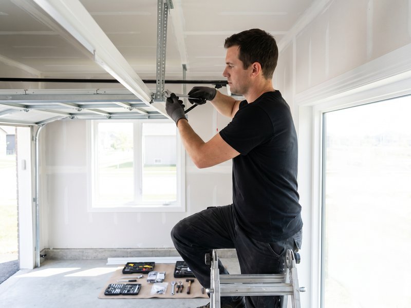Garage door repair work by Hamilton of Shoreline in Mountain View (photo 3)